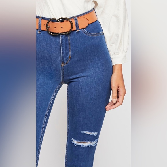 Free People high rise vintage blue jegging size 28 - Picture 3 of 8